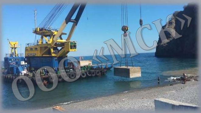Изготовление волногасящих и волноотбойных конструкций